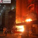 Industrial EAF Electric Arc Furnace 50T-150T With Large Sectional Area Water