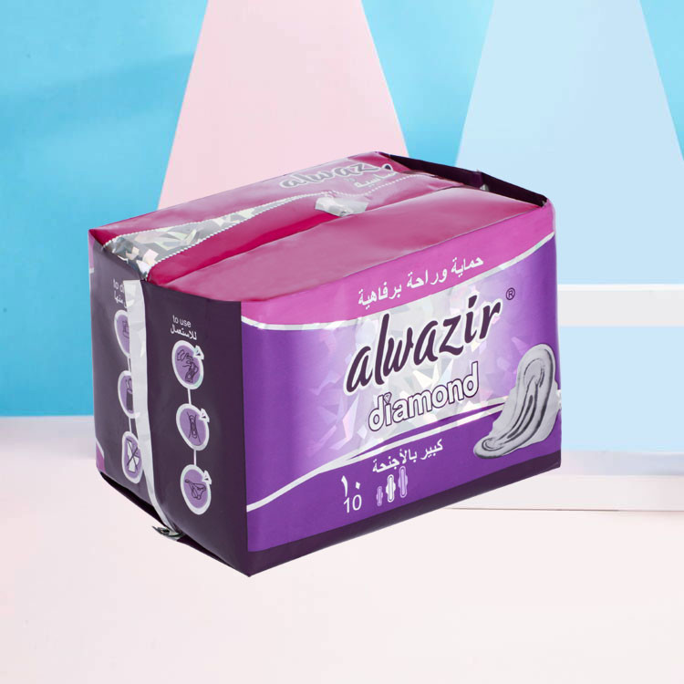 Women Sanitary Towels Disposable Sanitary Lady Pads Organic Cotton Sanitary Napkins With Probiotics OEM Package