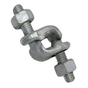 China Electric Galvanized Drop Forged Fist Grip Clip Cable Clamps For Wire Rope on sale