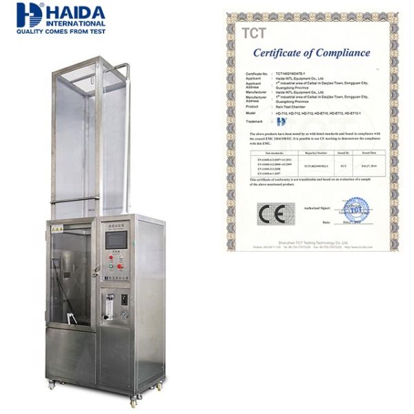 IPX5 & IPX6 Water Shower Test Chamber Electronics Water-proof Testing Simulation Environmental Test Chamber