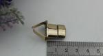 Handbag Closure Accessories X Letters Gunmetal Color Twist Lock