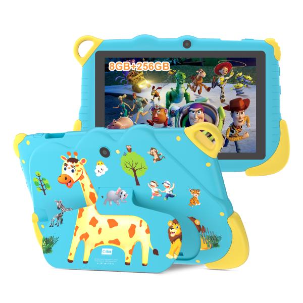 C Idea 7 Inch Android 15 Educational Smart Tablet For Students CM78 blue