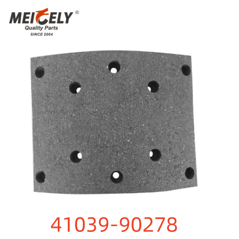 41039-90278 Brake Lining 44066-90278 Standard Type For Trucks Dongfeng