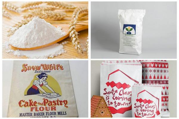 80gsm 90gsm Food Grade White Craft Paper for Making Flour / Surger Bags FDA FSC 