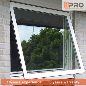 Wholesale Aluminum Frame Top Hung Casement Window Powder Coating Surface Treatment awning glass window cheap window awning glass from china suppliers