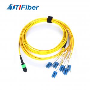 Wholesale MPO Fiber Optic Patch Cables 12 Core MPO-LC Ribbon Type from china suppliers