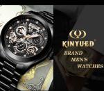 KINYUED waterproof manufacturer watches tourbillon movement mechanical watch for