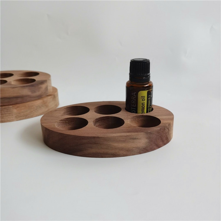 Wooden Essential Oil stand wooden Organizer wooden rack