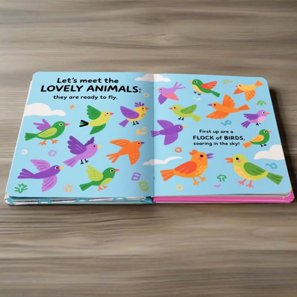 New Design Custom Print Kids Story Books English Printing Children Book Printing Service