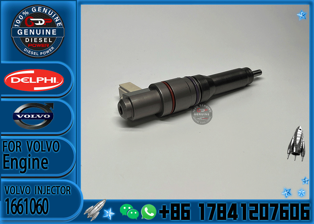 Diesel Fuel Injector common rail parts injector 1661060 1725282 1905002 BEBJ1D00001 for VOLVO