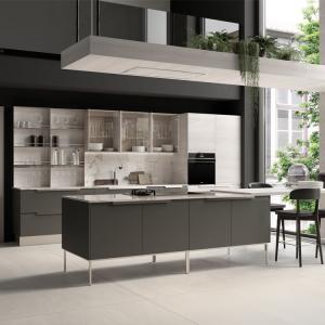 Wholesale Dark Grey Matt ODM PVC Kitchen Cabinets Australian Standard from china suppliers