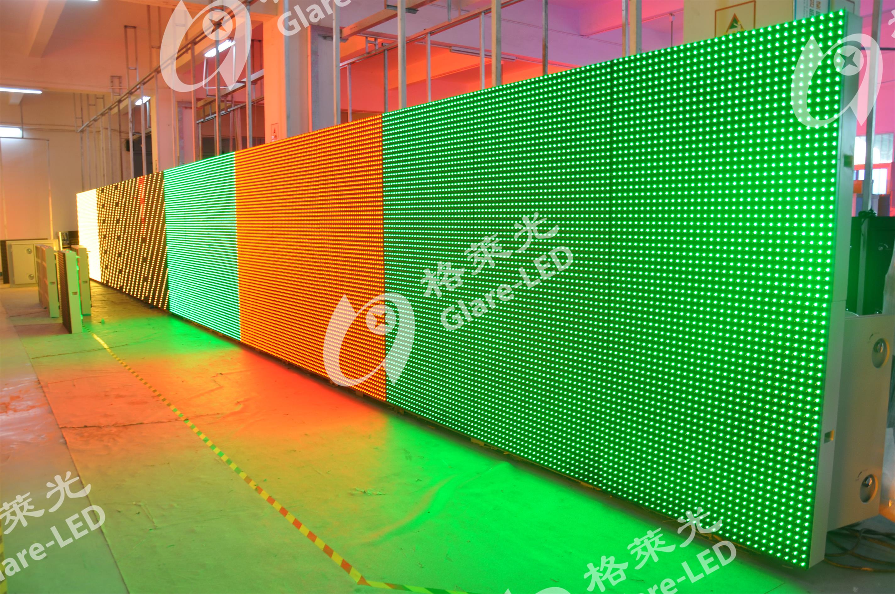 City Roadside Gantry Top Variable Message Sign LED Display P16 Full Color Module
