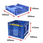 Vegetable Plastic Collapsible Storage Bins Warehouse Storage Logistic Transport