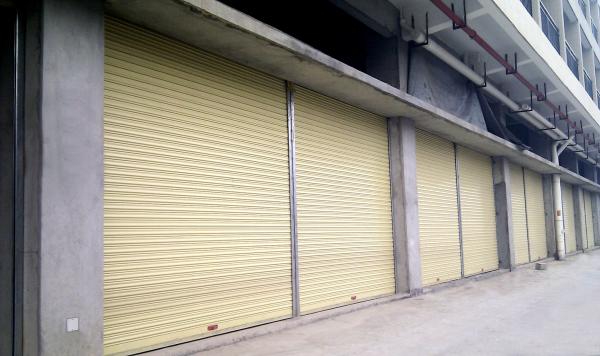 Industrial Galvanized Roller Shutter Doors , Garage Door Stainless Steel Rolling