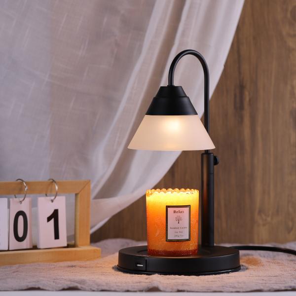 USB TYPE C Charging Electric Candle Warmer Lamp Luxury Fragrance Scented Candle Table Lamp