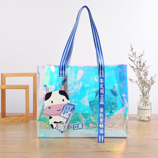 12 X 12 Clear PVC Tote Bag Quality High Clear Medium Tote