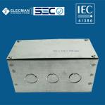 IEC 61386 Large Waterproof Steel Welded Electric Cable Junction Box 200*100