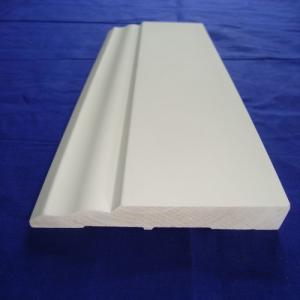 Wholesale Finger Jointed Pine Wood Baseboard , White Primed Colonial Baseboard 9/16" X 5 from china suppliers