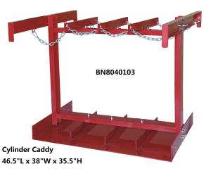 Wholesale Durable Gas Bottle Storage Rack , Oxygen Bottle Rack For Welding Truck from china suppliers