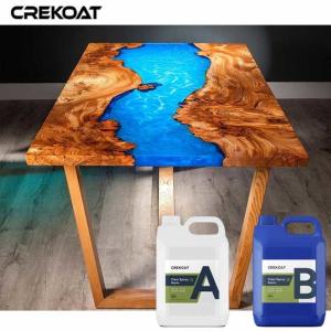 Wholesale Glossy Glass - Like Finish Deep Pour Epoxy Resin Enhancing The Beauty Of Wood from china suppliers