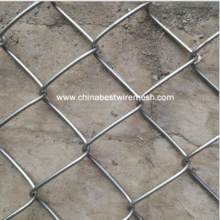 hot dipped galvanized 2.9mmx8cm hole x1.5m height chain link fence for korea market made in china