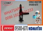 China Made New 095000-6070 Fuel Injectors For OE 6251-11-3100 6d125 Diesel