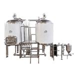 200l 300l Beer Brewery Equipment 2 Vessels Beer Brewhouse Stocked Thickness