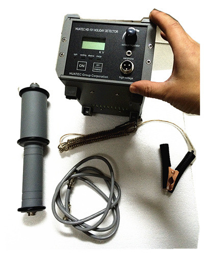 High Voltage Pinhole Detector Portable Holiday Detector Nondestructive Flaw Detection