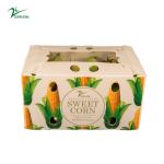 Chemical Resistant Coroplast Printing Box For Industrial And Sweet Corn Box