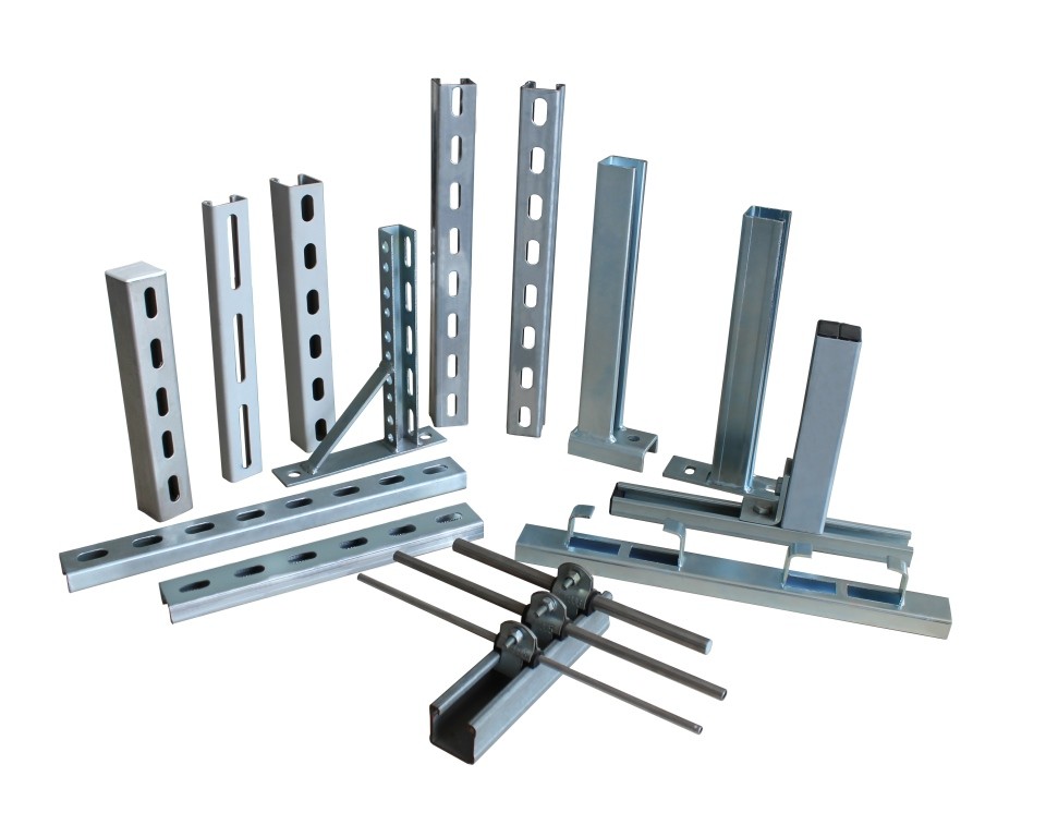 Gi Slotted C Channel 41x41 1-5/8 X 1-5/8 Metal Slotted