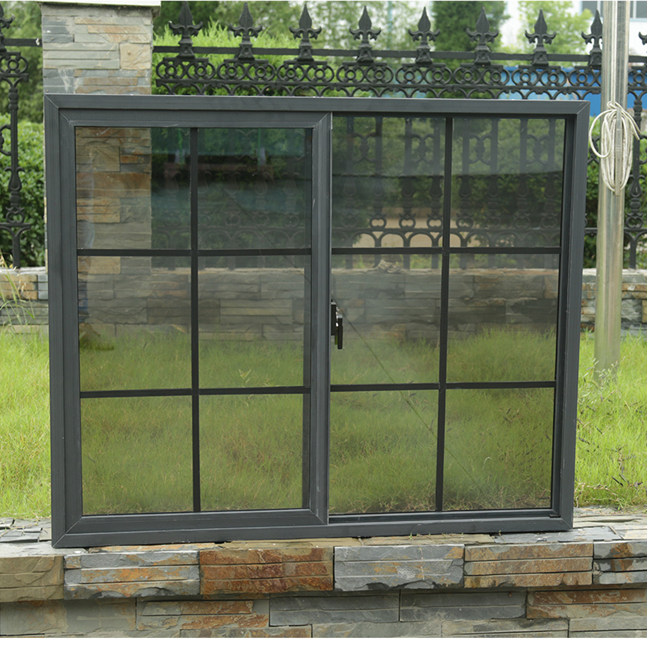 Good Price Custom Cheap Plastic Glass Pvc Windows Sliding Window With Crescent Lock