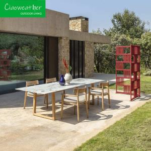 Wholesale Waterproof Teak Wood Sofa and Rope Garden Chair Set for Customized Color Hotel Patio Garden from china suppliers