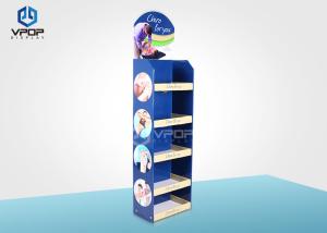 Wholesale Stable Cardboard Display Shelves , Cardboard Point Of Sale Display Stands from china suppliers