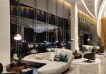 Modern Leisure Moon shape Sofa commerical restaurant hotel lobby sofa sets