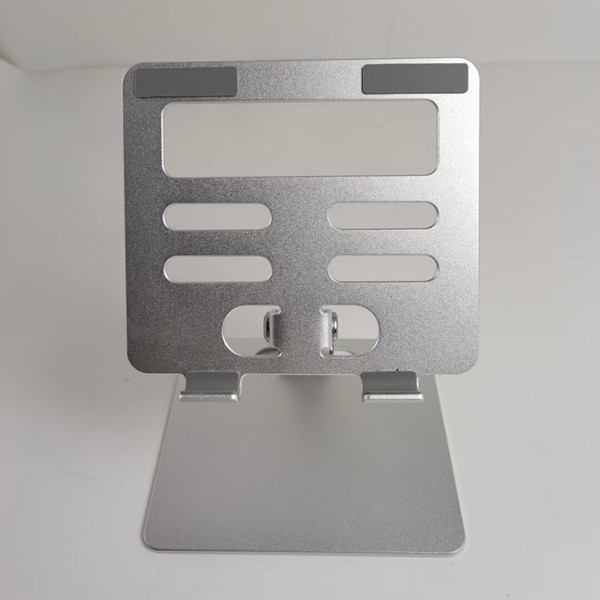 Vertical Adjustable Height T3 Aluminum Laptop Stand PVDF Finish For Desk Top