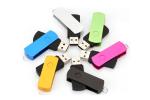 Factory supply 64G 2.0 red color swivel twist metal USB with customized logo and