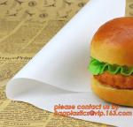 White Greaseproof Paper,28GSM Greaseproof Paper For Burger Wrapping,Lunch Warp