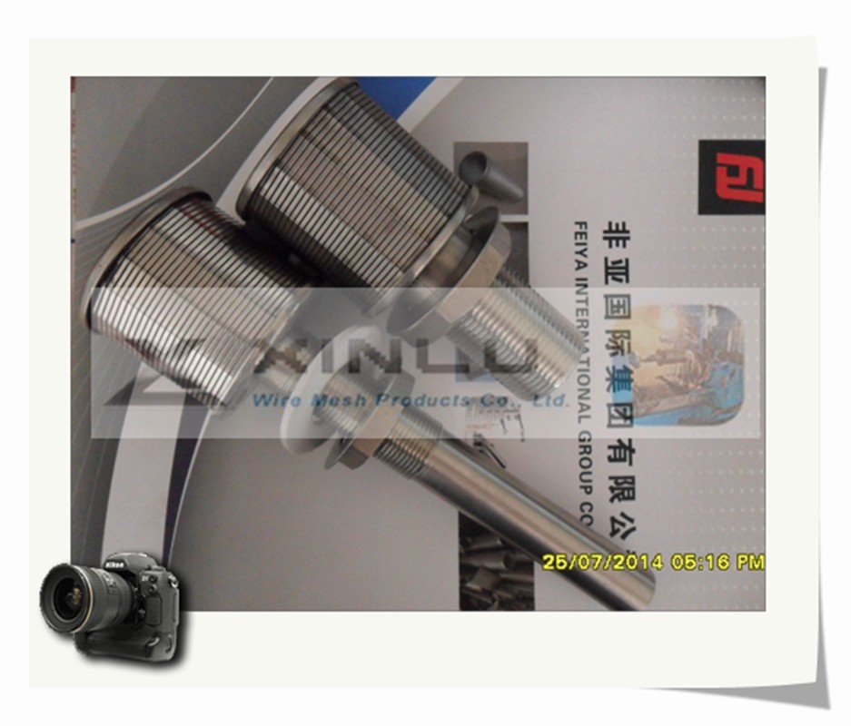 316L Long Neck Johnson Wire Filter Nozzles For Water Treatment