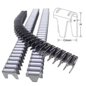 Wholesale Crown 22mm Galvanized Clip Fasteners For Spring Mattress Manufacture from china suppliers