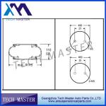 Single Convoluted Industrial Air Springs Air Rubber Bellow Contitech Air Springs