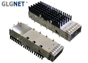 Wholesale Copper Alloy Single Port QSFP28 Cage Assembly Mates Wtih QSFP28 Connector from china suppliers