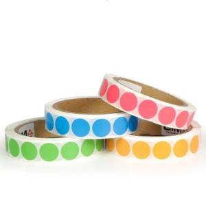 Wholesale Anti Ultraviolet 12 Inch Self Adhesive Sticky Labels 5 Colored DOT Stickers from china suppliers