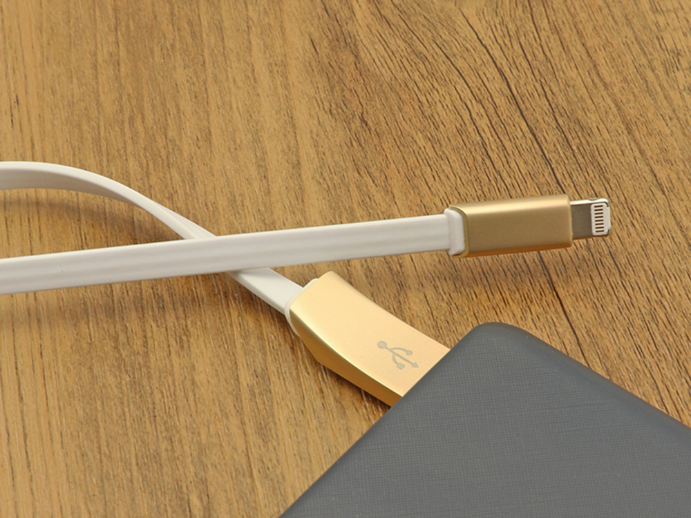 Hot Sale 1m 2m 3m Zinc alloy Stainless Steel Charger 8 pin Usb cable for Iphone 5 5S 6 6plus 7 7 plus 8 8X