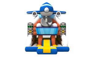 Wholesale Durable Commercial Inflatable Airplane Jumping House Size 4.5x6x5m from china suppliers