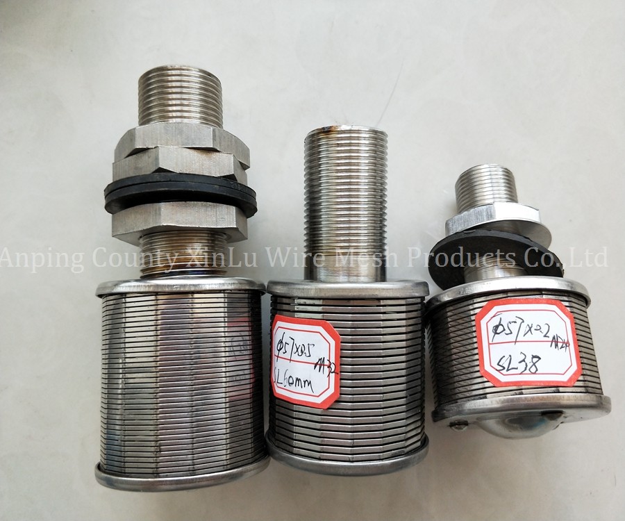 82mm Stainless Steel Wire Wrap Screen Nozzle Double Head Filter Nozzles