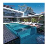 12Mm 15Mm Clear Acrylic Swimming Pool Fence For Hotel Villa House Backyard