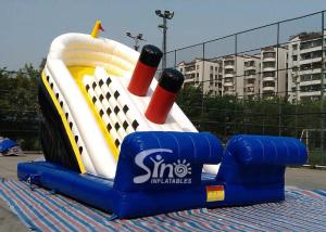 Wholesale Outdoor adventure huge titanic inflatable slide for kids playground from china suppliers