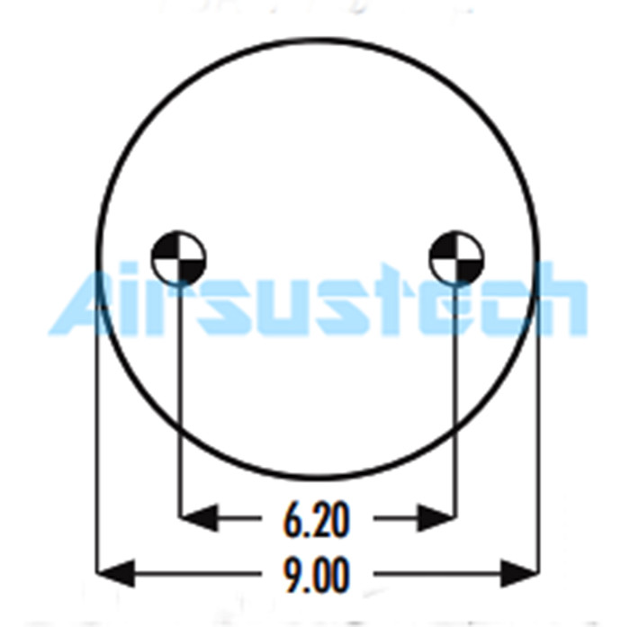 2B12-324 Goodyear Air Suspension Spring 578-91-3-310 Cross W013587447 Firestone Air Super Cushion Bellow