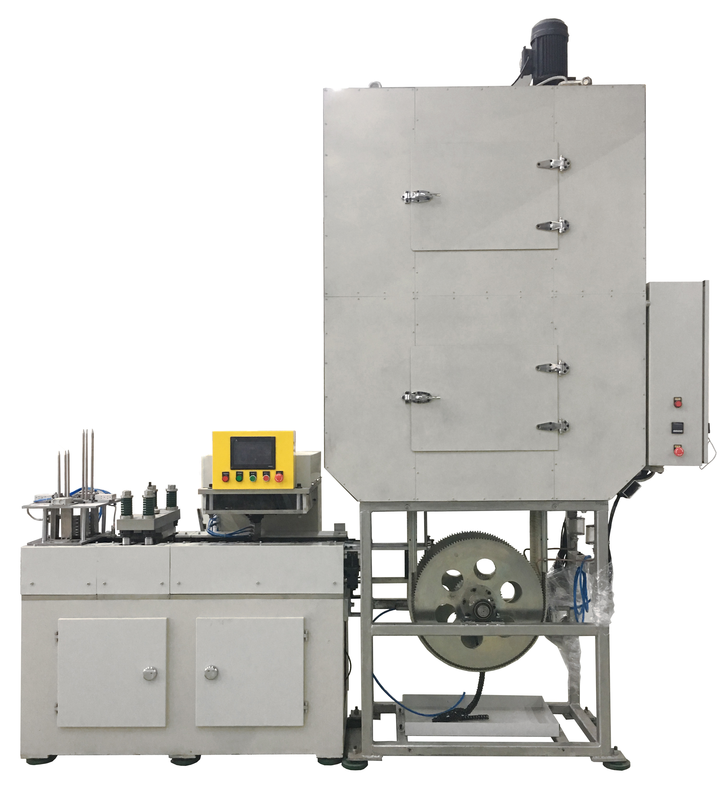 High speed Paint Can Lid Production Line For Square End Making-80EPM