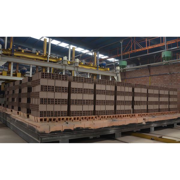 Capacity 3.6m Brick Tunnel Kiln Machine With Automatic Control System Dry And Burn Bricks